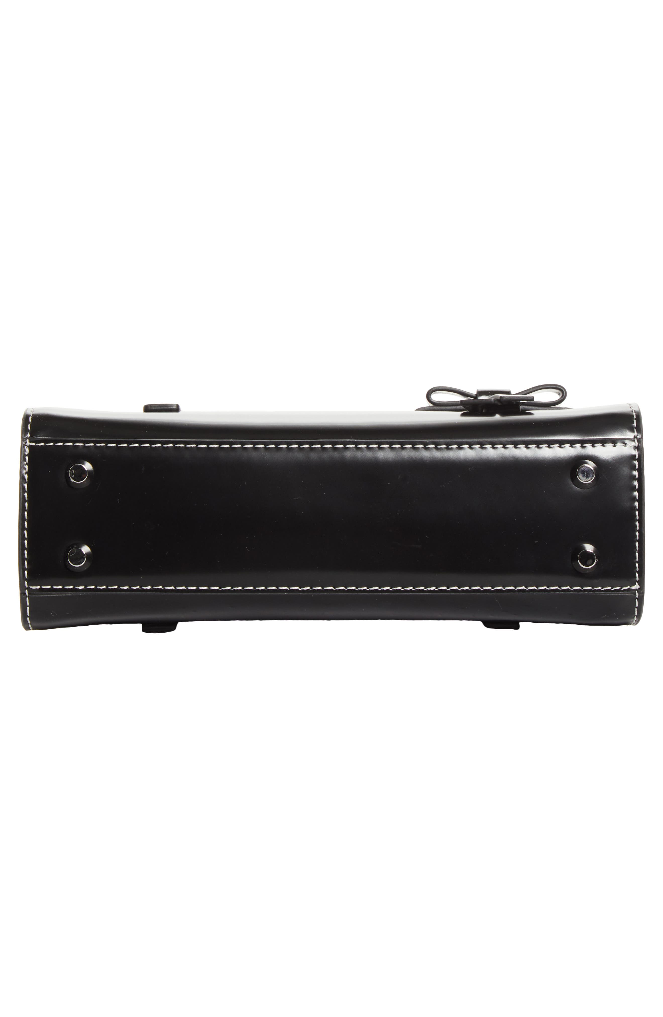 Sandy Liang Mini Mum Crossbody Bag, Alternate, color, Black
