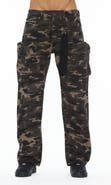 Cult of Individuality Grunge Camo Baggy Fit Cargo Jeans