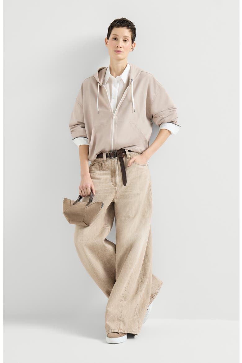 Couture interlock sweatshirt, Alternate, color, Beige