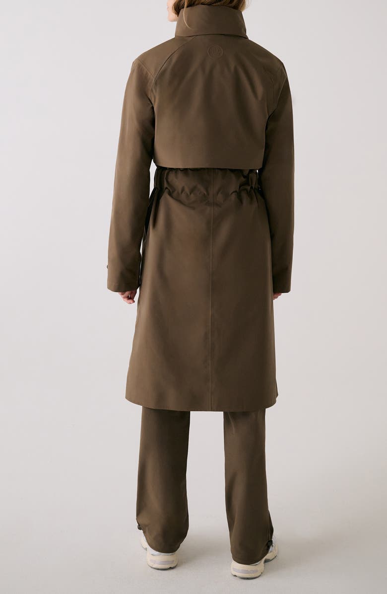 Lole Alizé Rain Trench Coat, Alternate, color, Mocha