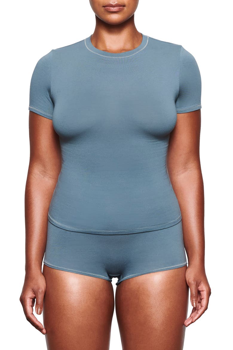 Stretch Cotton Jersey T-Shirt, Main, color, Z/DNUKYANITEDNU