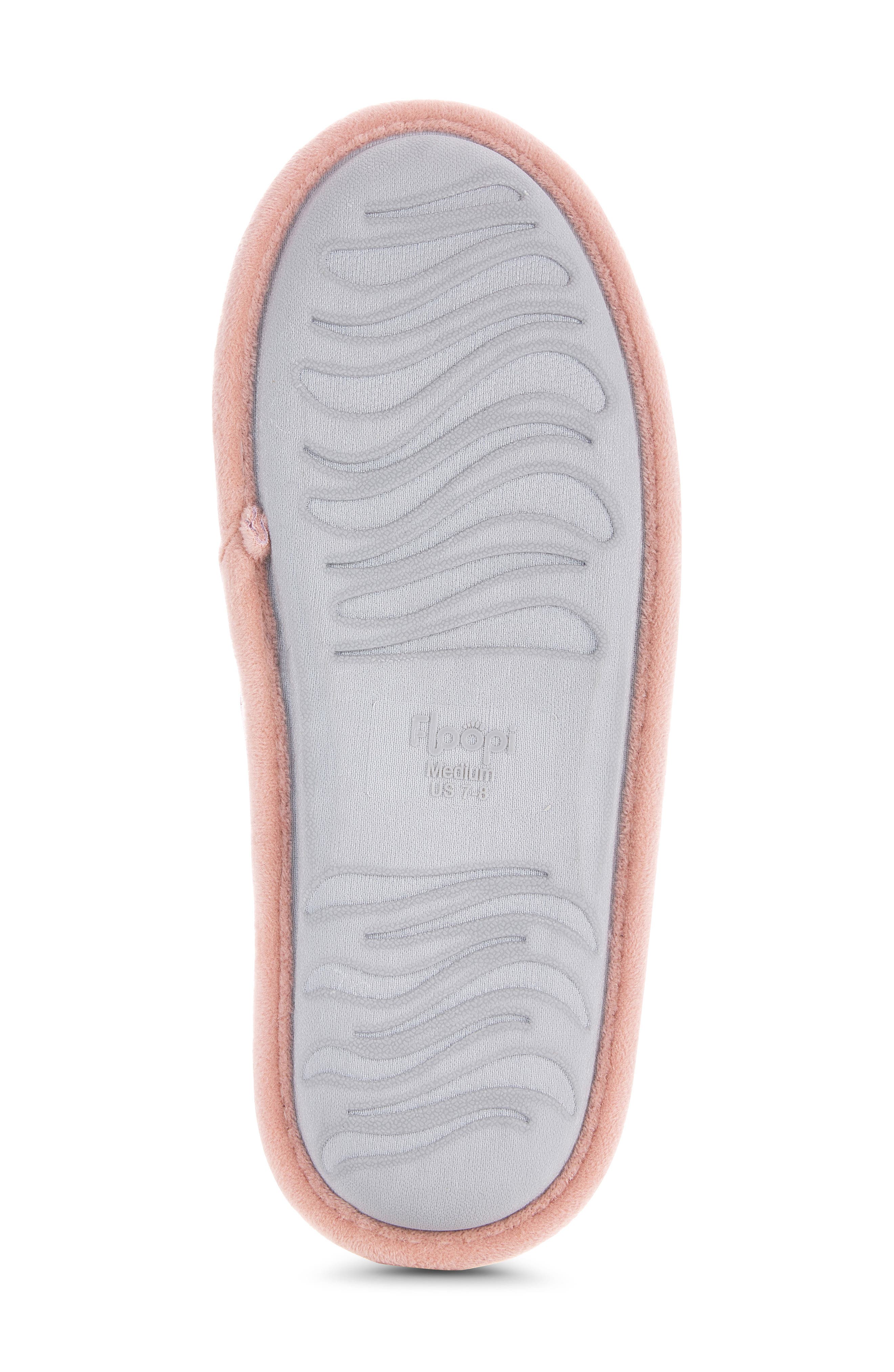 Victoria Chenille Scuff Slipper, Alternate, color, PINK