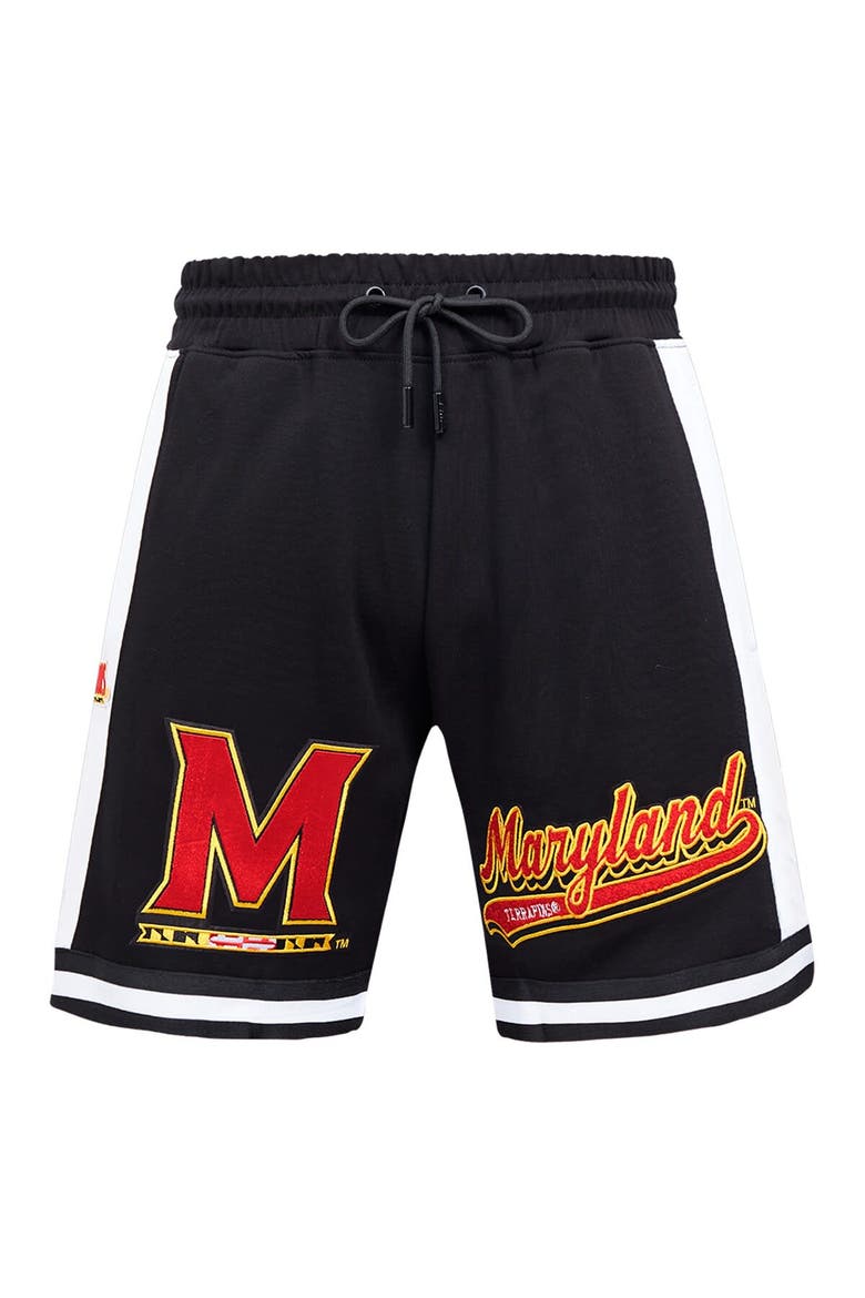 Men's Pro Standard Black Maryland Terrapins Script Tail DK 2.0 Shorts, Alternate, color, Black