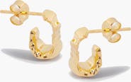 YOJ Boro Mini Hoop Earrings  in Gold