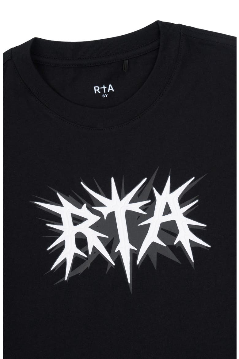 Kids' Lawson Graphic Print Cotton T-Shirt, Alternate, color, BLACK SPIKE RTA