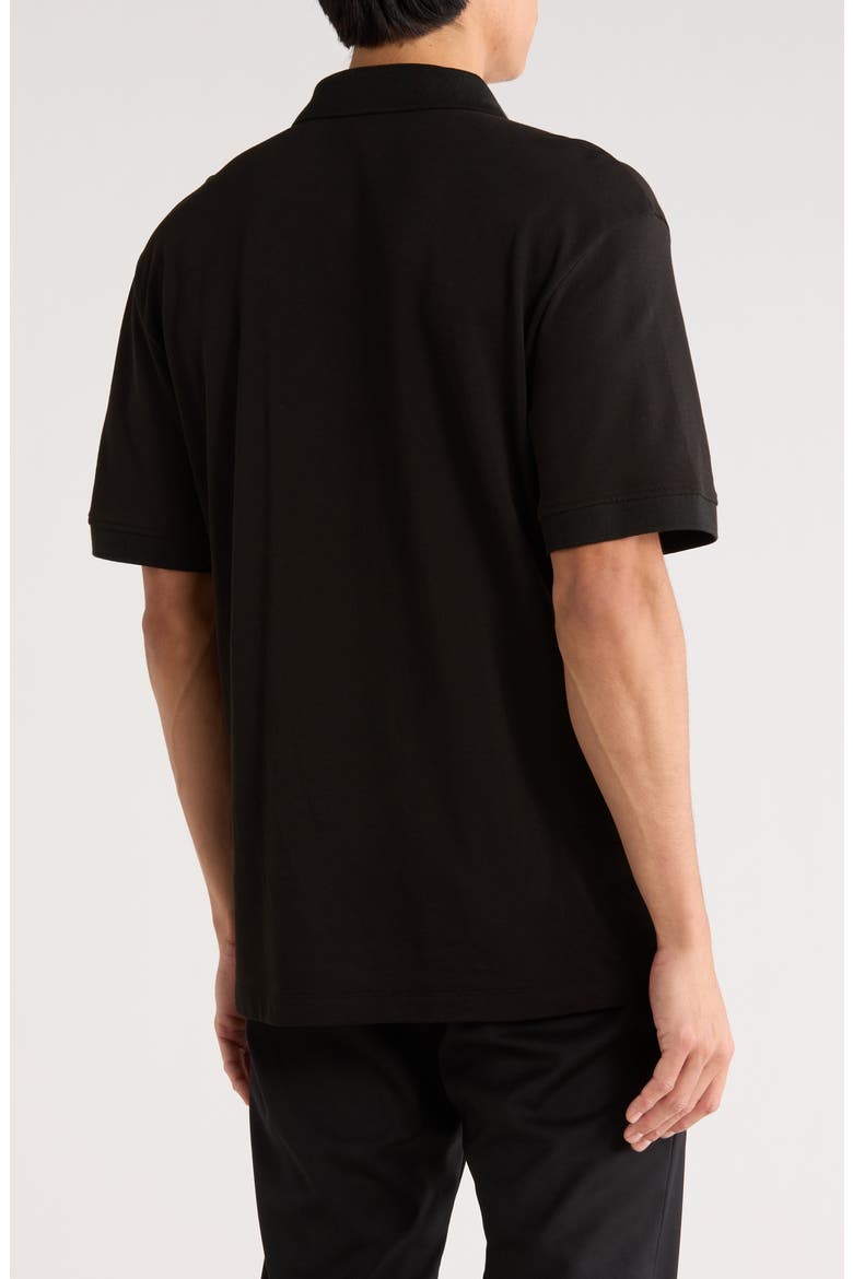 Diblospol Cotton Polo, Alternate, color, BLACK