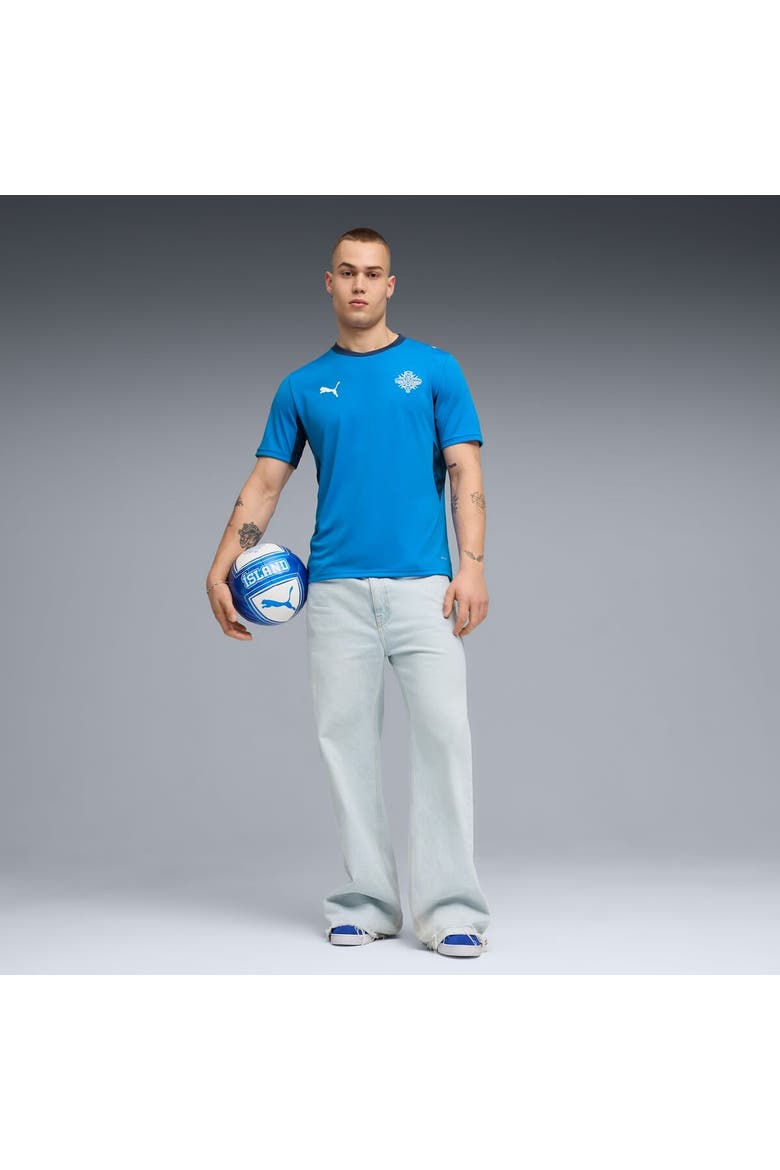 Men's Puma Royal Iceland National Team 2026 Home Replica Jersey, Alternate, color, Royal