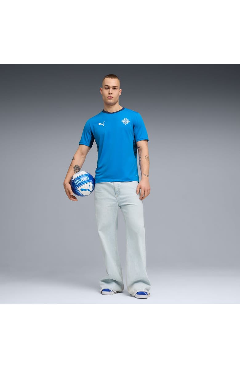 PUMA Men's Puma Royal Iceland National Team 2026 Home Replica Jersey, Alternate, color, Royal