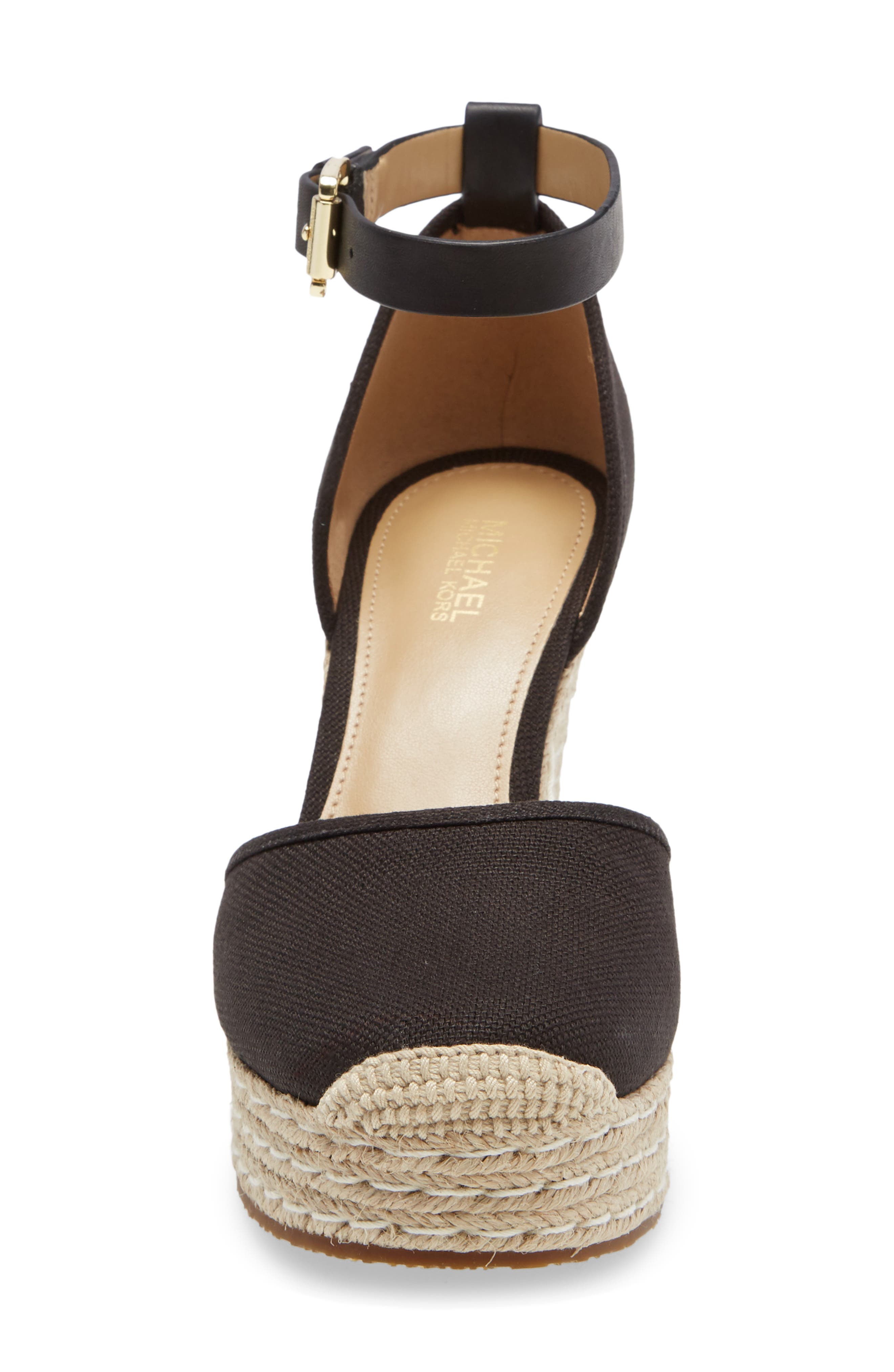 MICHAEL Michael Kors Kendrick Espadrille Wedge Sandal, Alternate, color, 