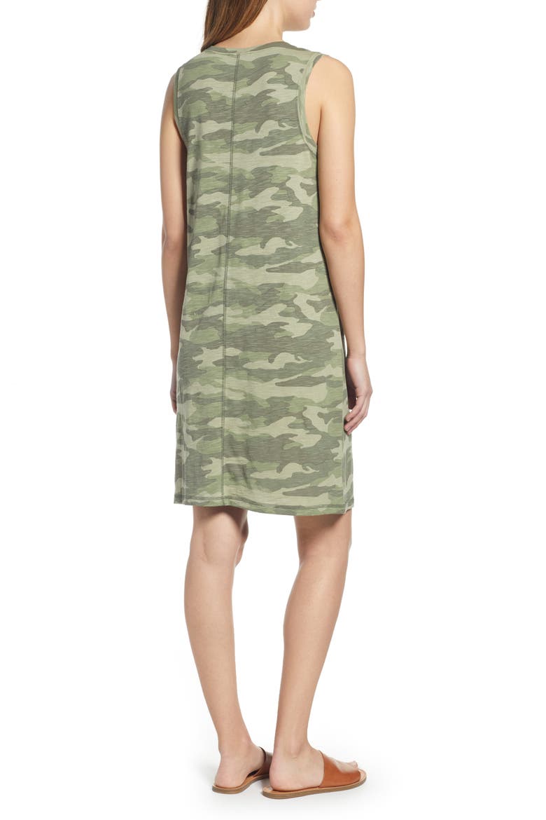 Muscle Tank Dress, Alternate, color, GREEN SPRING CAMO