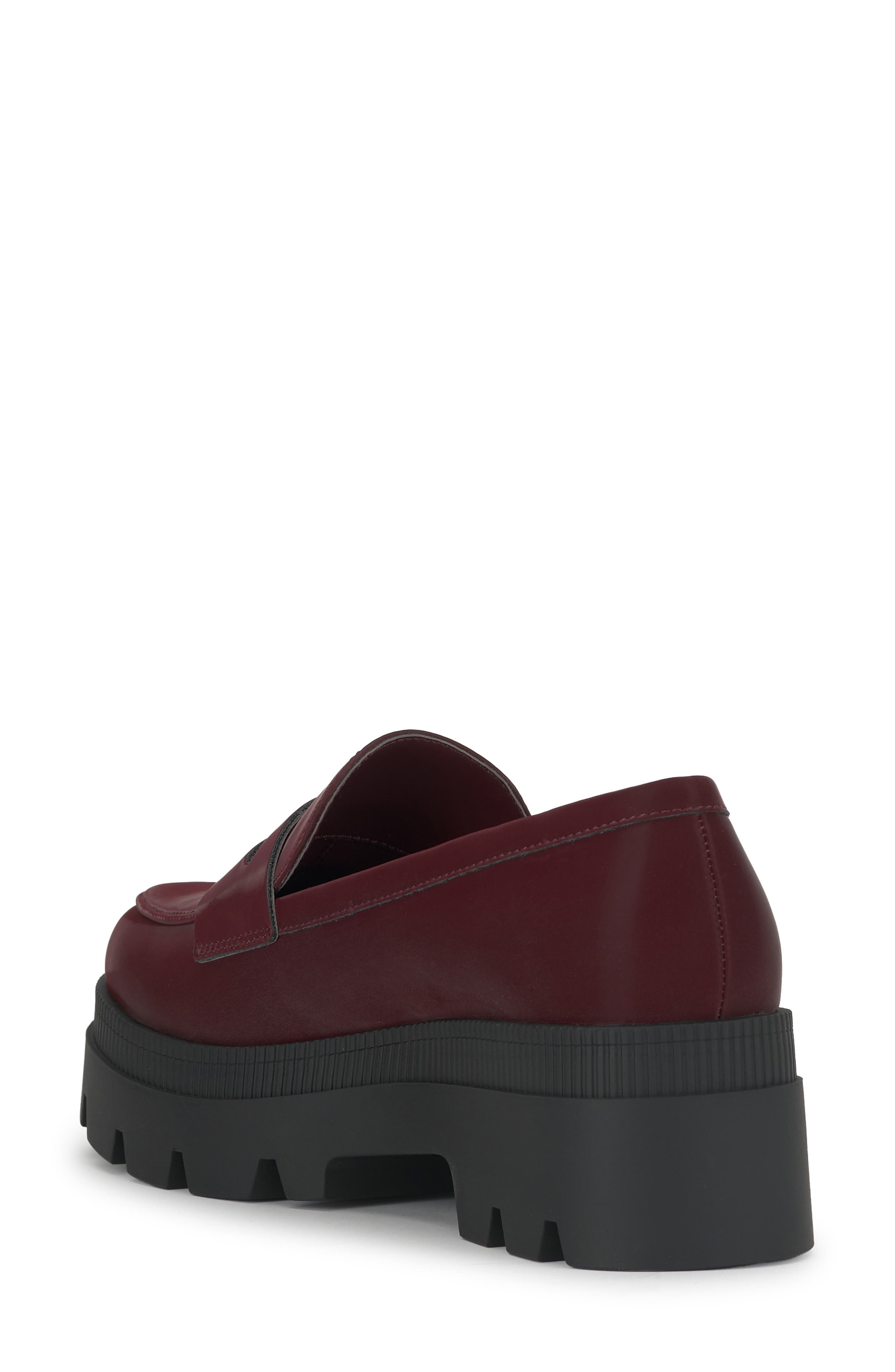 Ullinia Platform Loafer, Alternate, color, DARK CHERRY
