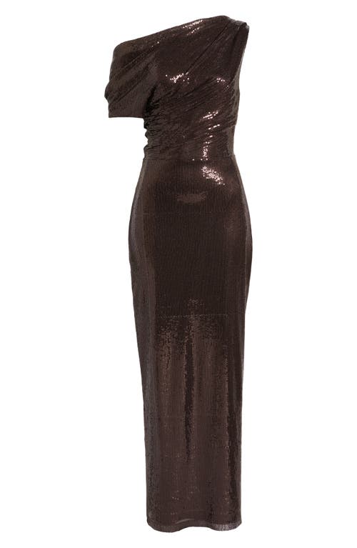 Sonya Moda Layan Sequin Gown In Midnight Desert