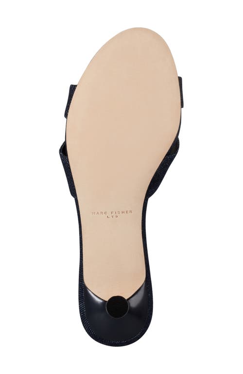 Marc Fisher Ltd Tracey Kitten Heel Slide Sandal In Blue
