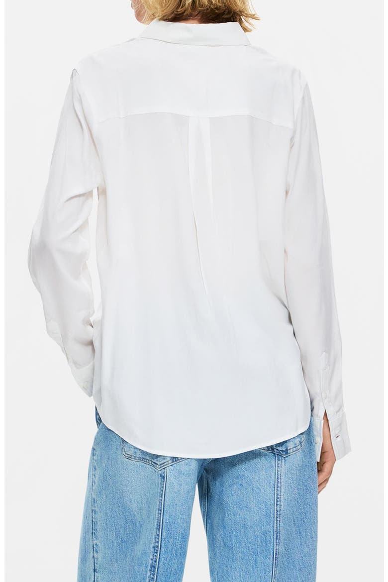 Screenprint Button-Up Shirt, Alternate, color, WHITE