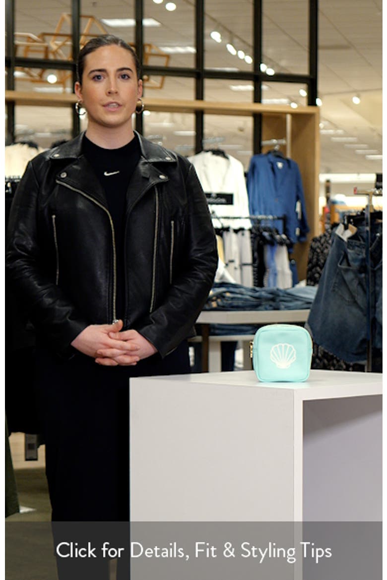 Mini Embroidered Nylon Pouch video