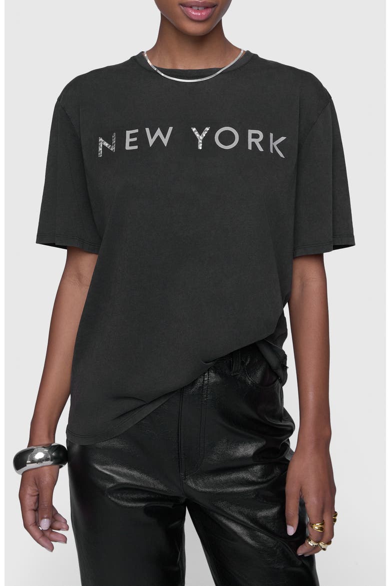 Athena Graphic T-Shirt, Main, color, ACID WASH BLACK