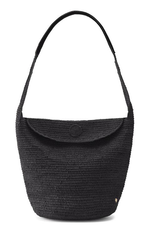 Yala Crochet Raffia Shoulder Bag
