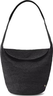 Helen Kaminski Yala Crochet Raffia Shoulder Bag