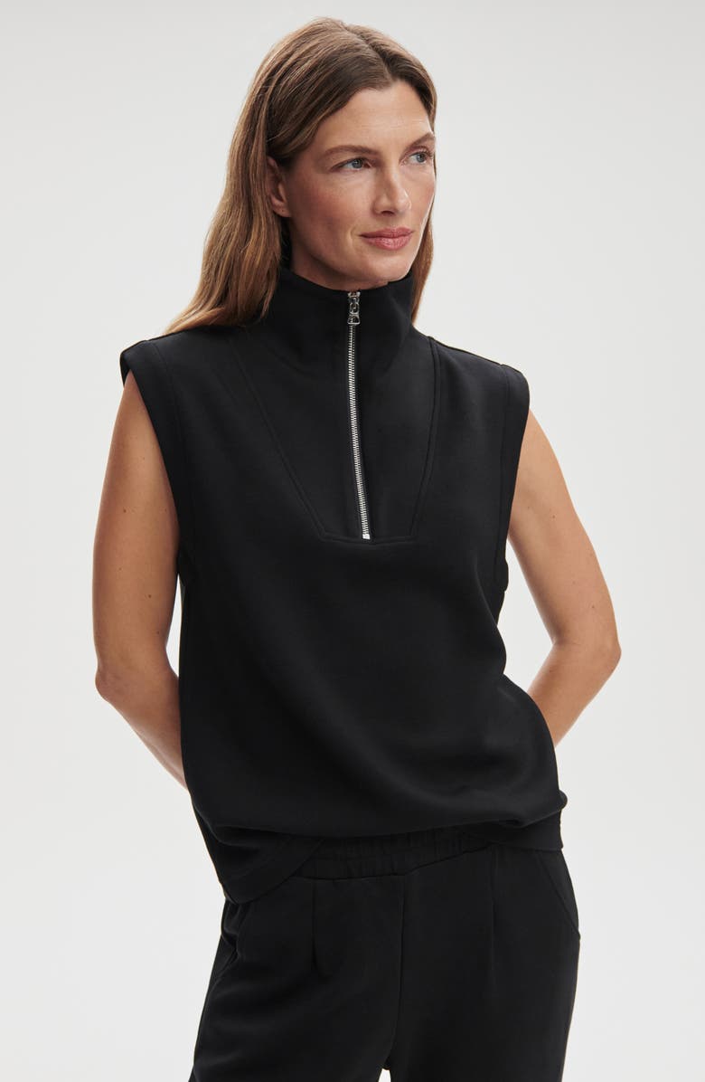 Varley Magnolia 2.0 Sleeveless Half Zip, Alternate, color, Black