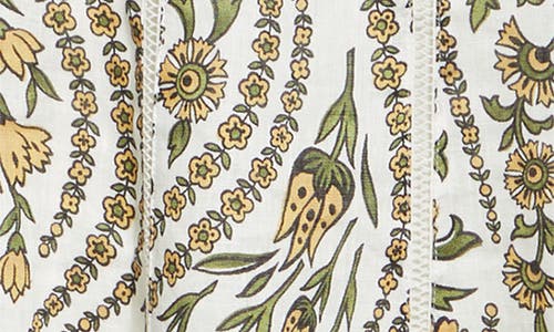 VERONICA BEARD VERONICA BEARD RYE FLORAL LINEN MIDI SUNDRESS 