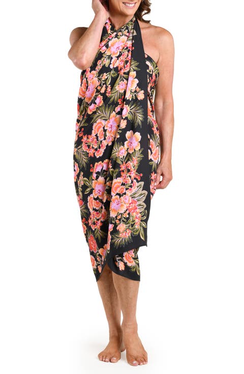 Rainforest Reflection Floral Sarong