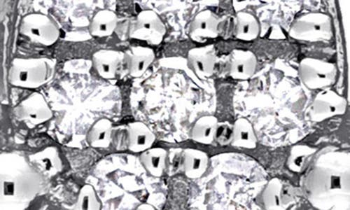 Delmar Diamond Pear Pendant Necklace & Stud Earrings Set In Silver
