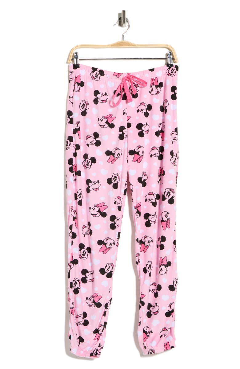 Disney Mickey & Minnie Mouse Key Pants, Main, color, Pink Print