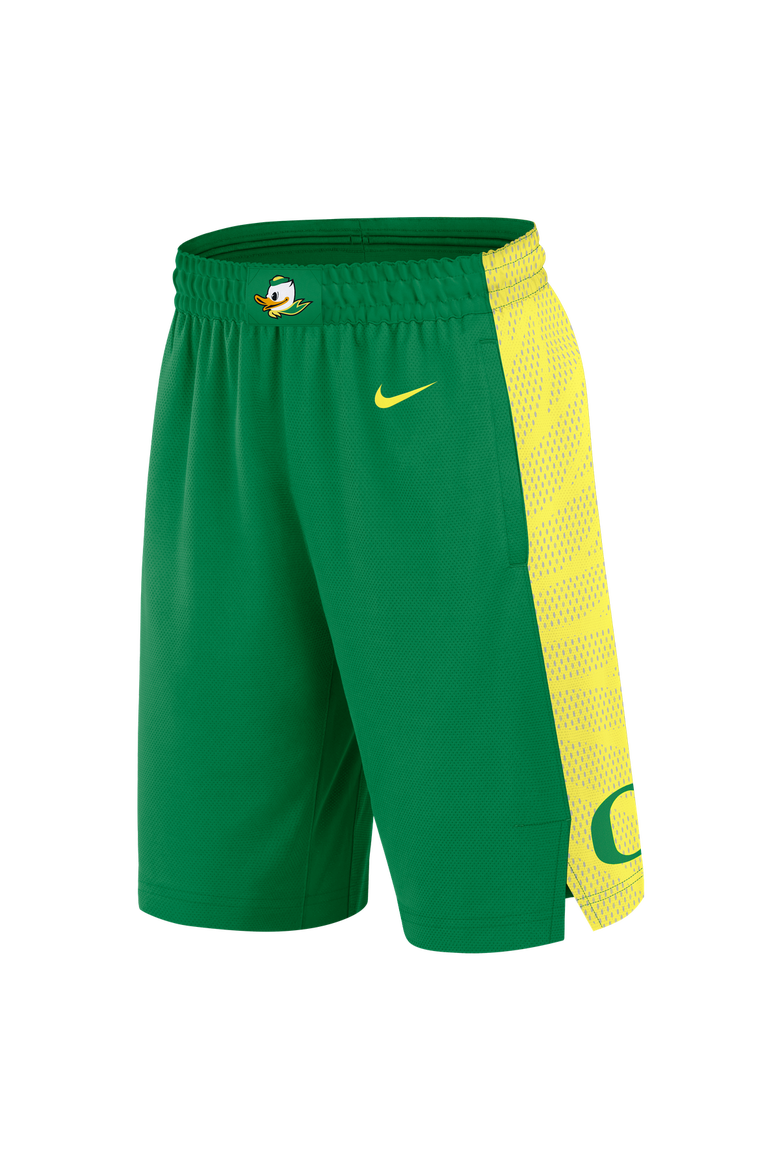 Men's Nike  Green Oregon Ducks Road Replica Basketball Shorts, Alternate, color, Green
