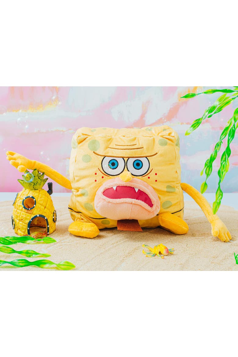 Nickelodeon SpongeBob SquarePants Caveman SpongeBob 10-Inch Collector Plush Toy, Alternate, color, Multi-Color