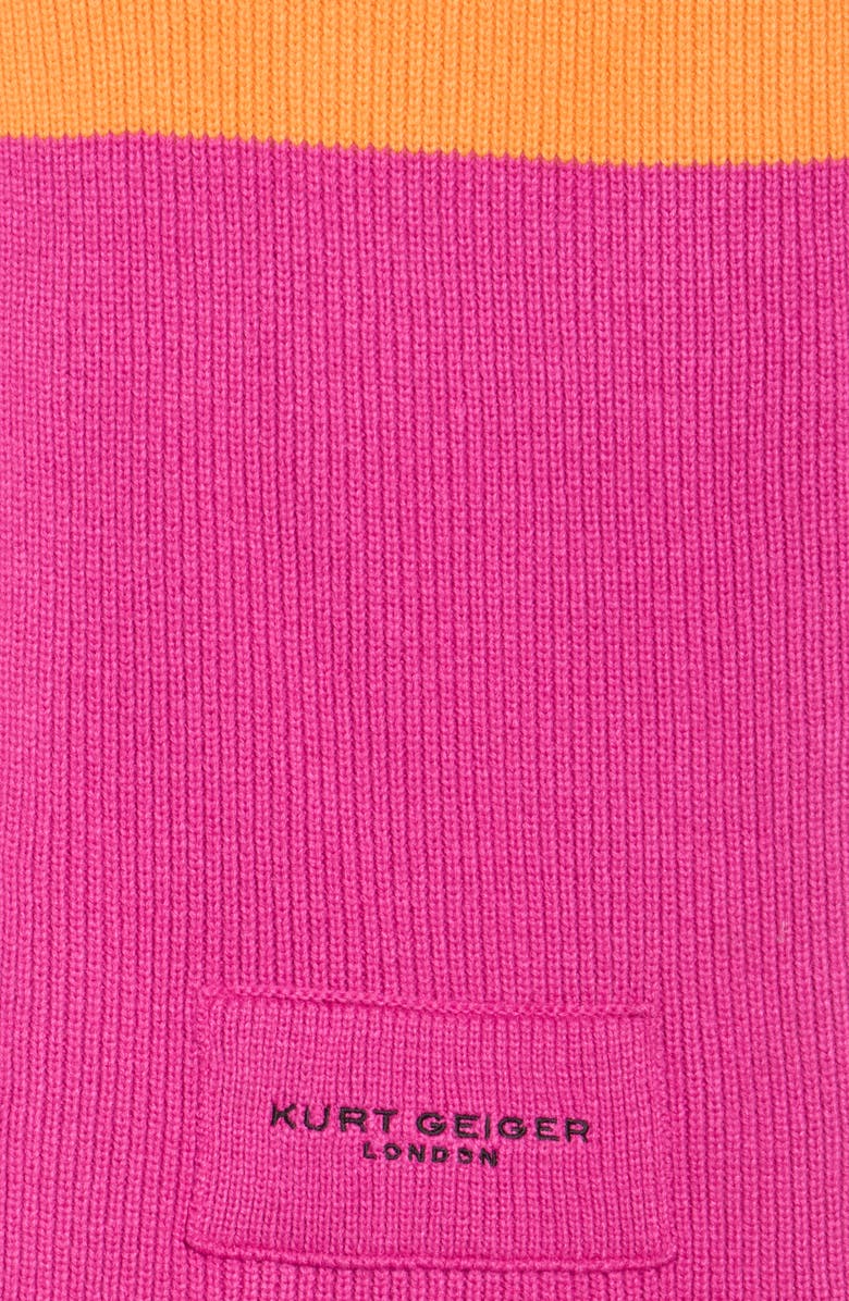 Kurt Geiger London Logo Patch Scarf, Alternate, color,