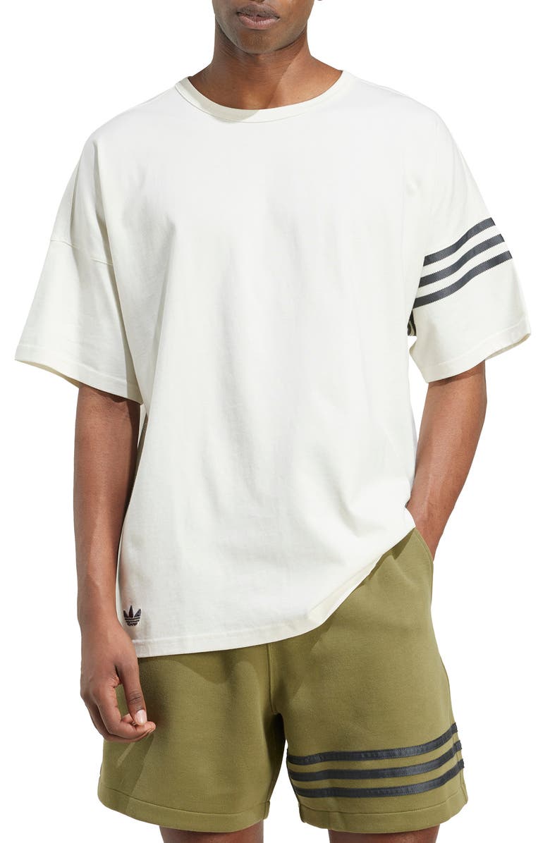 adidas Neuclassics Oversize Cotton T-Shirt, Main, color, 