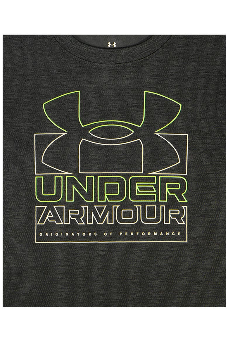UA Tech™ Twist Logo Graphic T-Shirt & Shorts Set, Alternate, color, BLACK