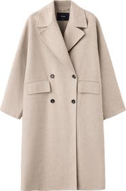 MANGO Picarol Wool Blend Coat