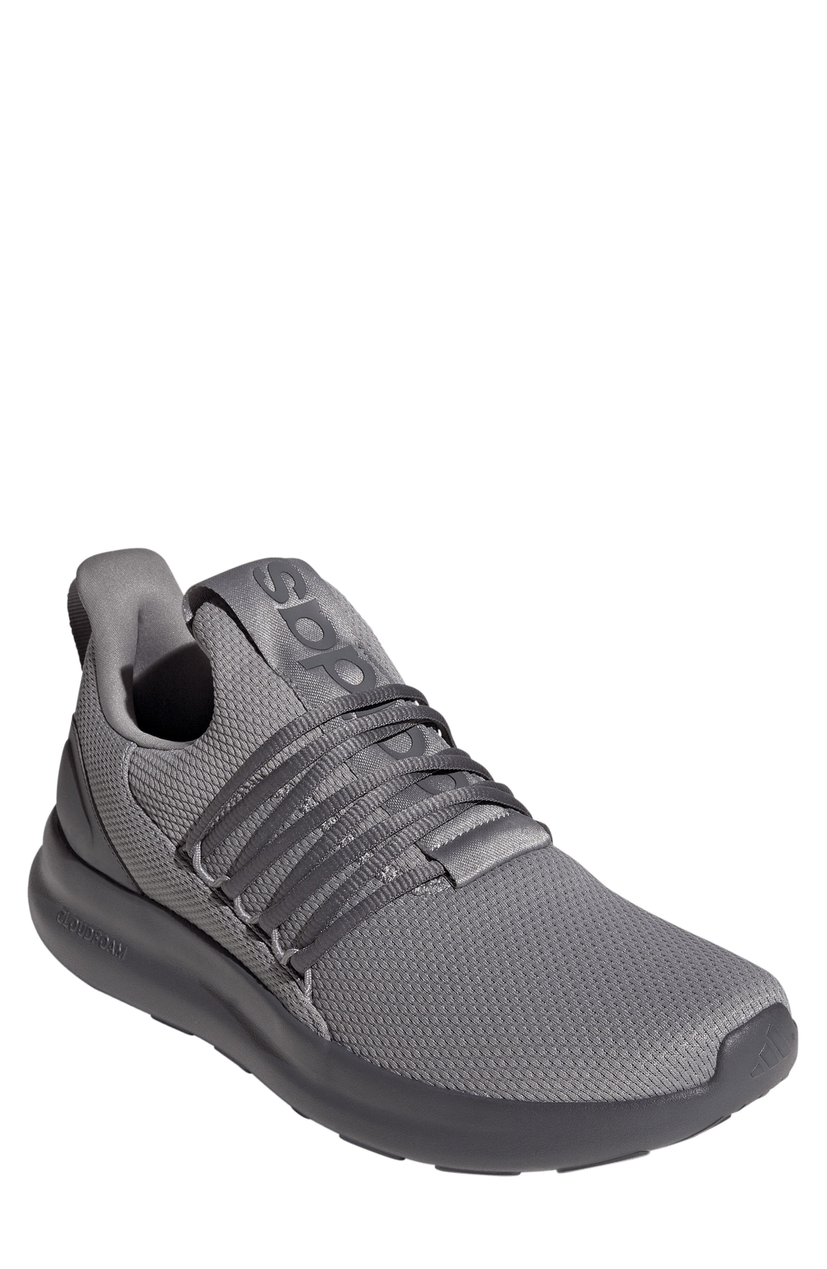adidas Lite Racer Adapt 7.0 Slip-On Sneaker, Main, color, Grey / Grey / Grey