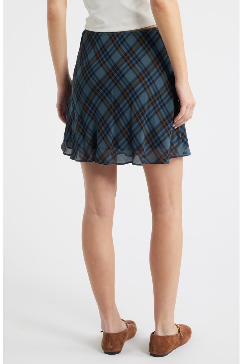 Brandy Plaid Miniskirt, Alternate, color, SLATE PLAID
