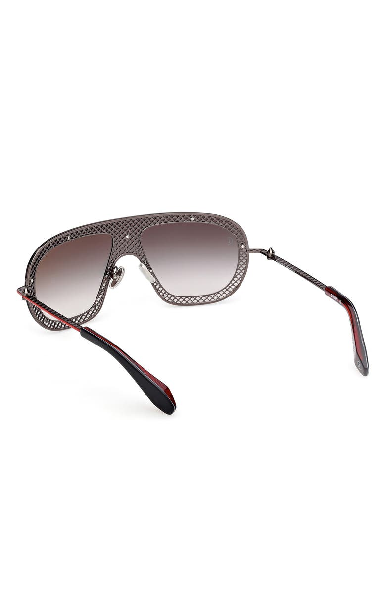 Christian Louboutin 130mm Shield Sunglasses, Alternate, color,