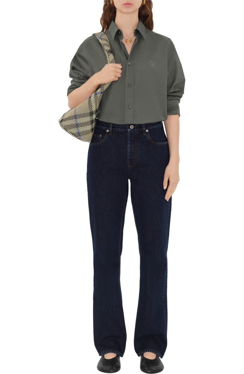 Burberry Small Check Knitted Shoulder Bag, Alternate, color,