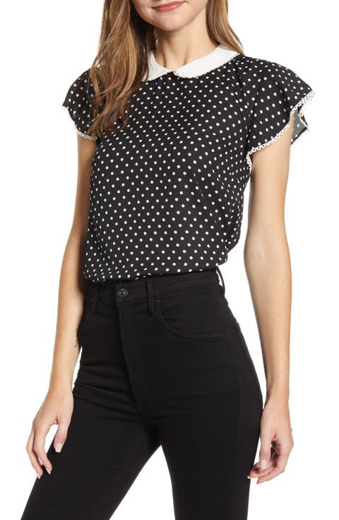 Heirloom Polka Dot Blouse