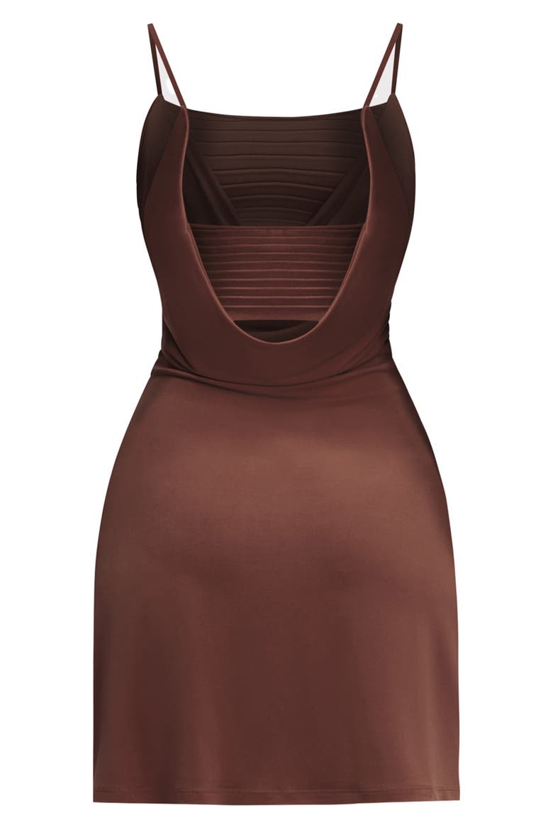 The Elizabeth Dress, Alternate, color, COFFEE