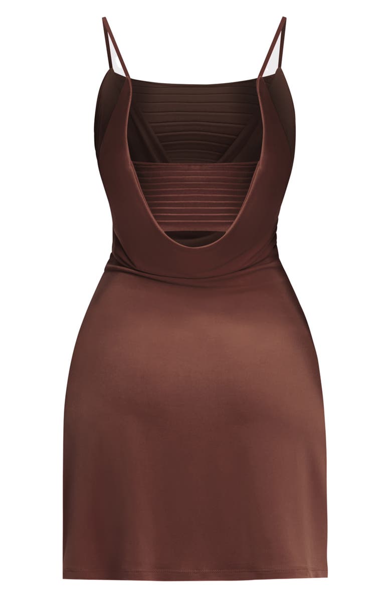 Herve Leger The Elizabeth Dress, Alternate, color, Coffee
