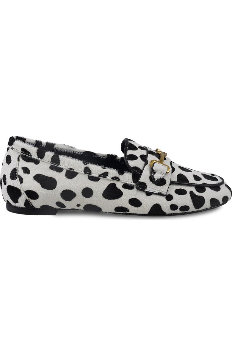 Artisan Crafted By Zigi Piz Genuine Calf Hair Loafer, Alternate, color, Black Off White