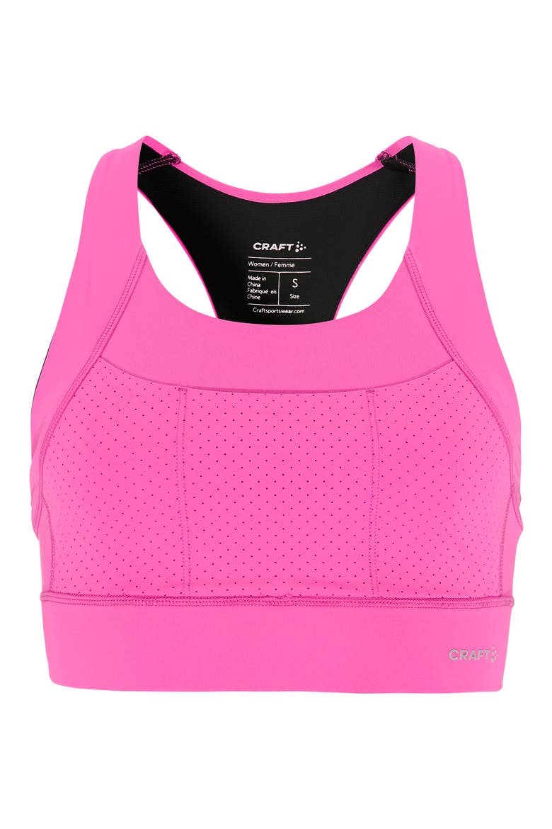 Hypervent Pocket Sports Bra, Main, color, MAGENTA
