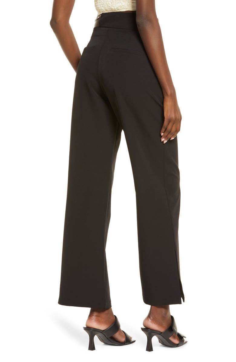 Amy Lynn Cutout High Waist Pants, Alternate, color, 