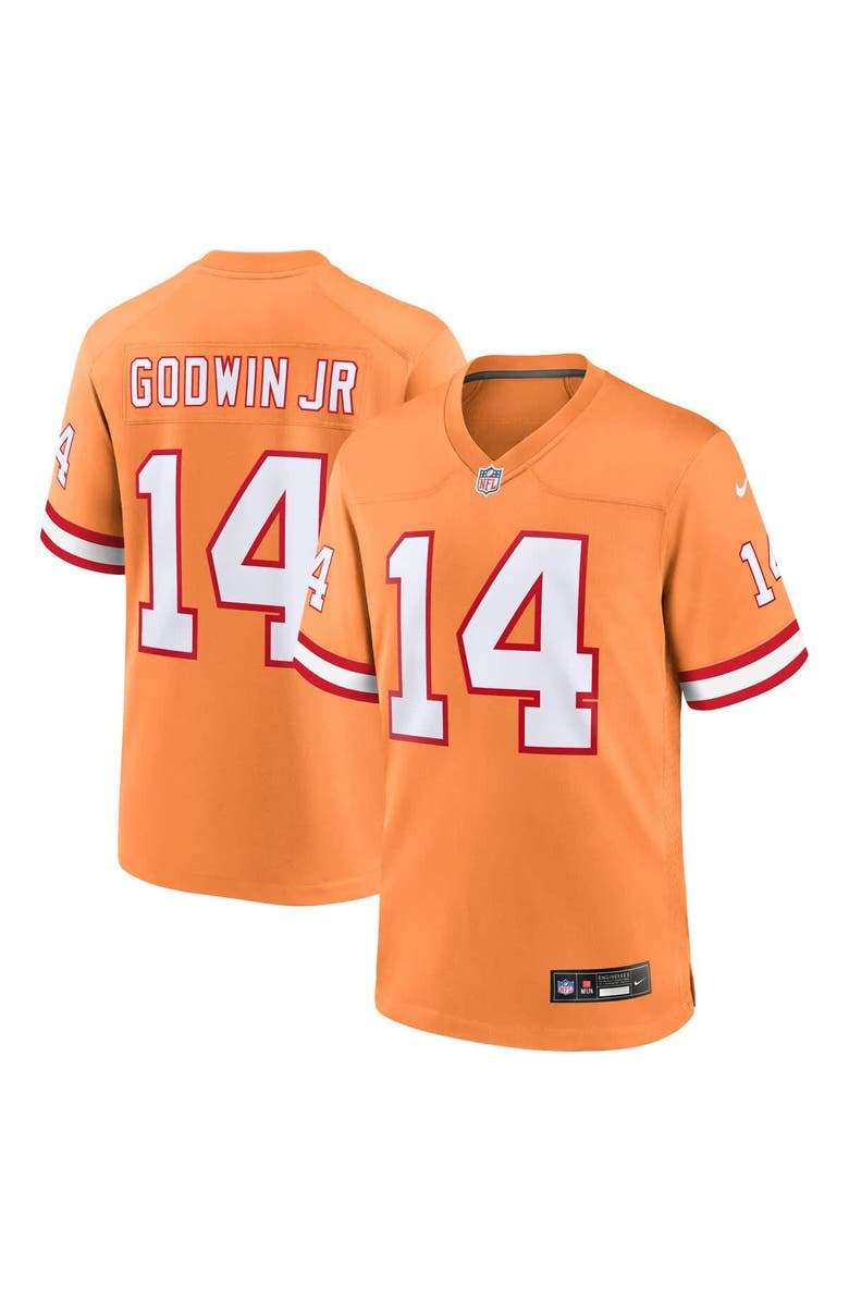 Nike Men's Nike Chris Godwin Jr. Orange Tampa Bay Buccaneers Alternate Game Player Jersey, Alternate, color, Orange