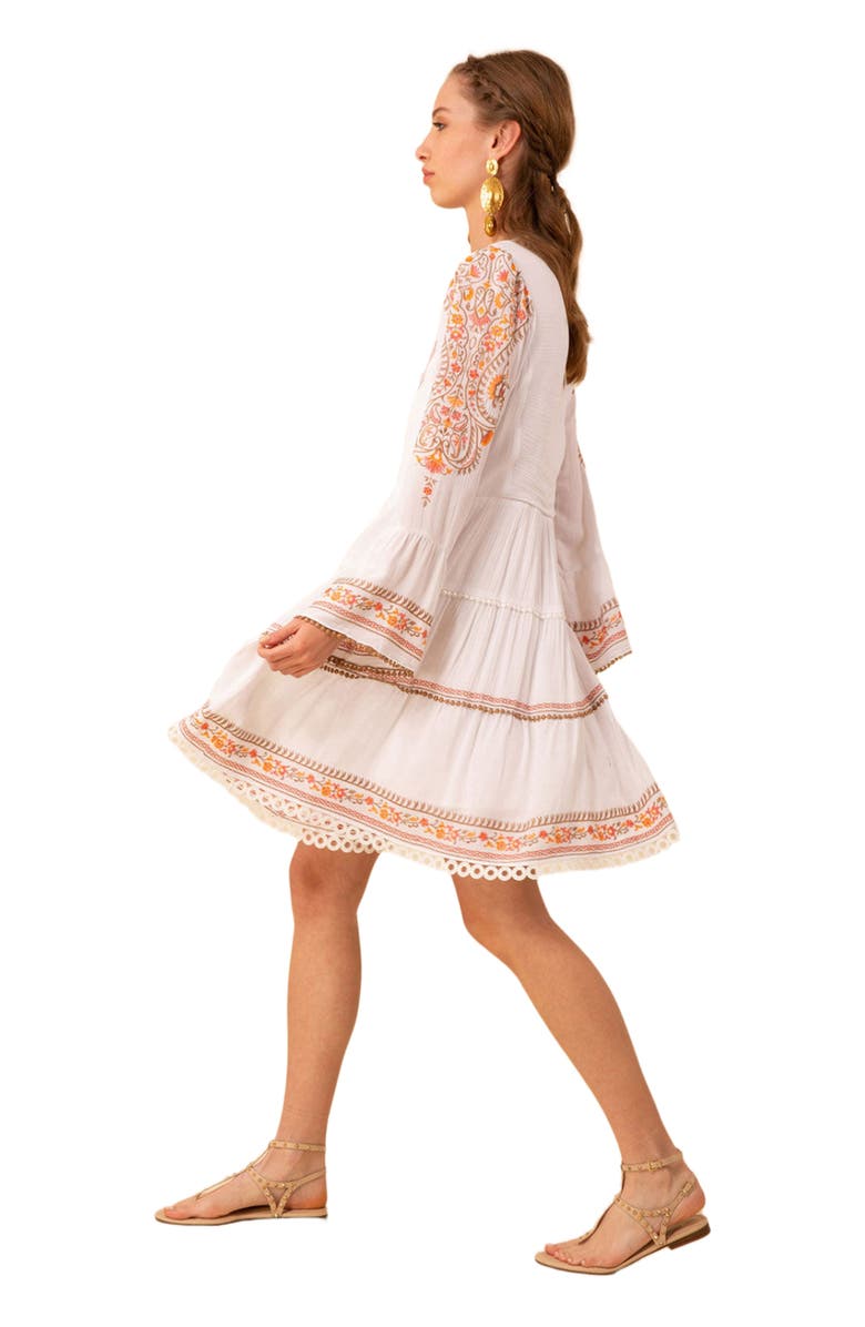 Hale Bob Isabel Embroidered Dress, Alternate, color, 