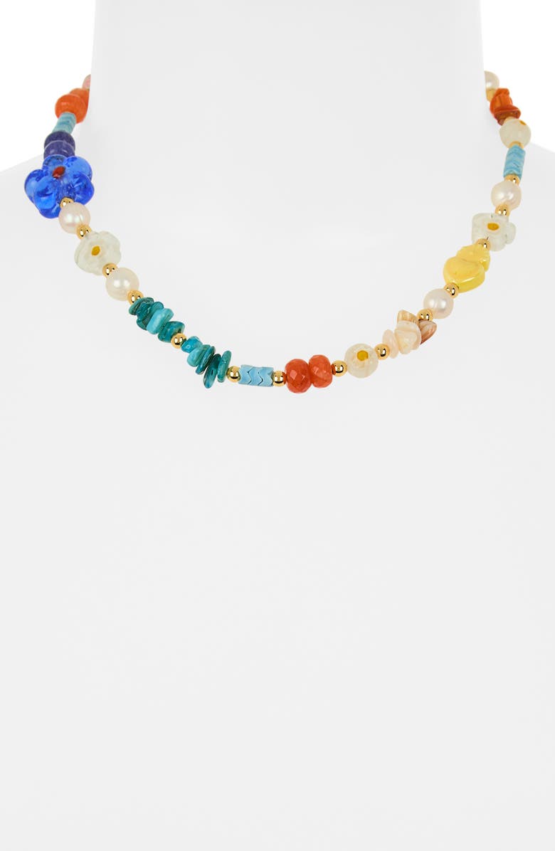 EYE CANDY LOS ANGELES Mireille Assorted Bead Necklace, Alternate, color,