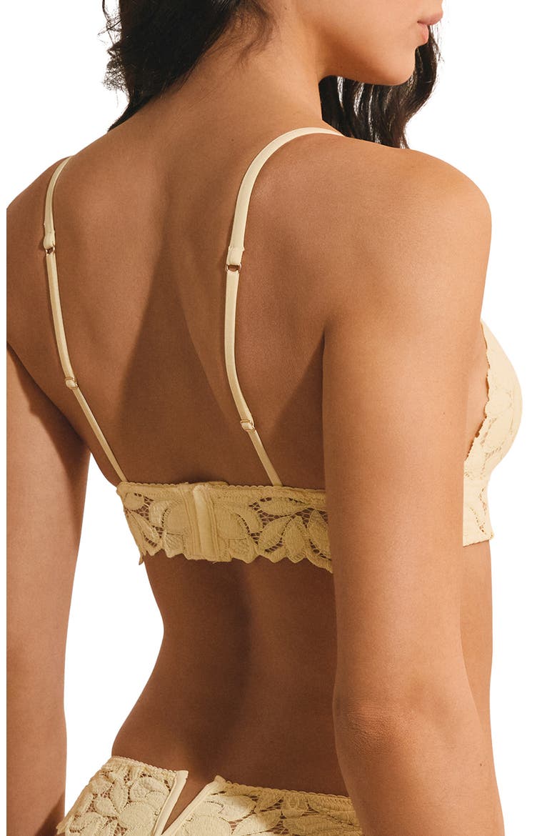 Celeste Triangle Bralette, Alternate, color, VANILLA