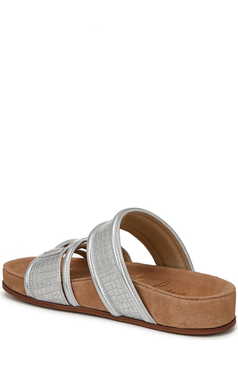 Sam Edelman Rowan Platform Slide Sandal, Alternate, color, Soft Silver