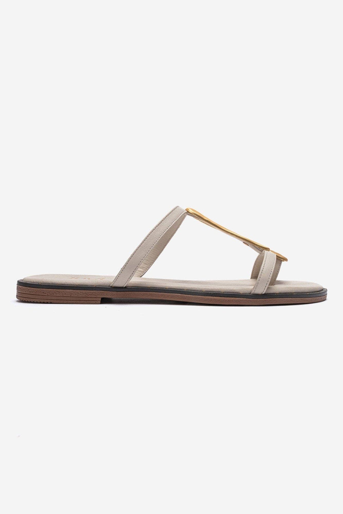 Tessa Leather Thong Sandal, Alternate, color, Ecru