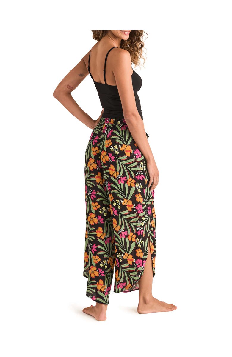 Adore Me Patti Cami And Pants Set, Alternate, color, Tropical Black
